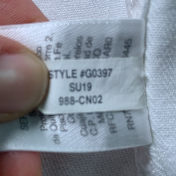 J Crew white denim jacket size medium - Picture 4 of 8